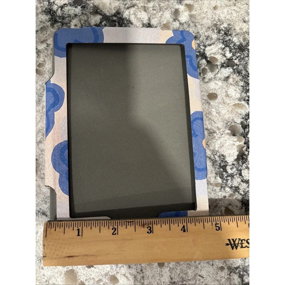 Kindle Case New‎ Blue Flowers with Hands Strap and Stand for Paperwhite